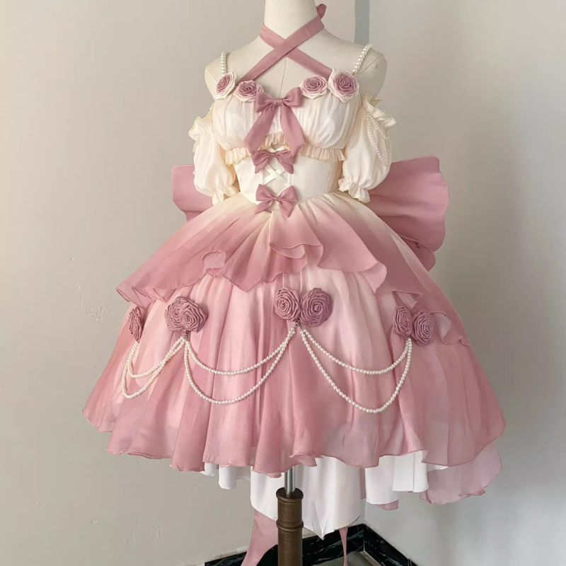 Victorian Women'S Formal Wear - Retro viktorianisches Lolita-Kleid, elegante Damen, süße