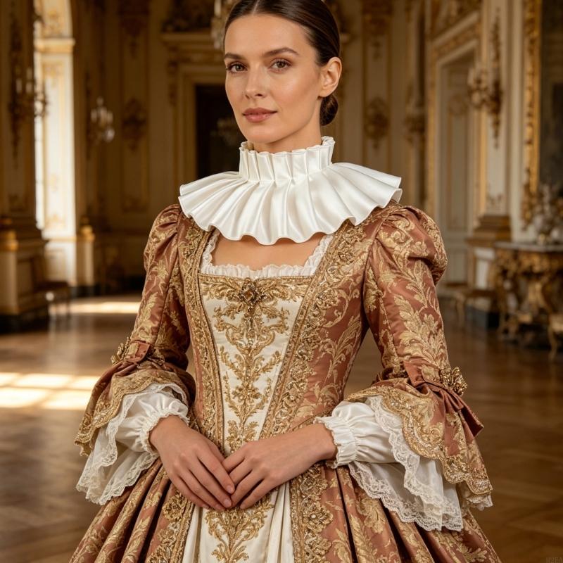 Victorian Women'S Formal Wear - 2025 Neuer dekorativer Kragen, abnehmbarer Rüschenkragen