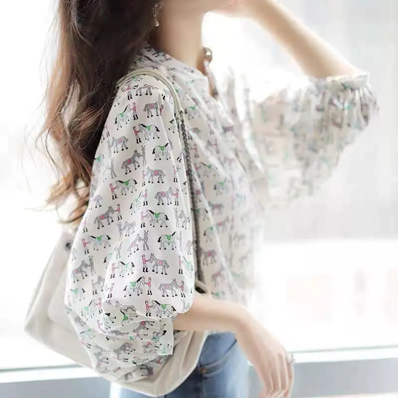 Sommerliche Halbarm-Damenbluse – Women Formal Wear White Shirt Bewertung und Preis