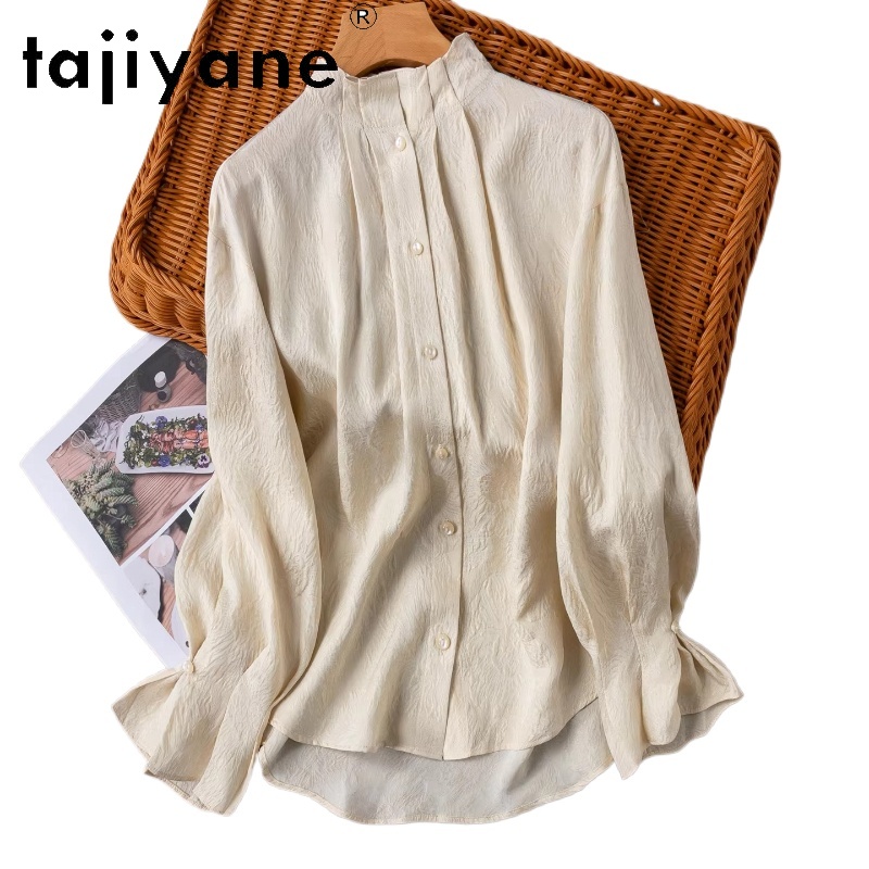 TAJIYANE 100% Natürliche Maulb – Silk Blouse Button Bewertung und Preis
