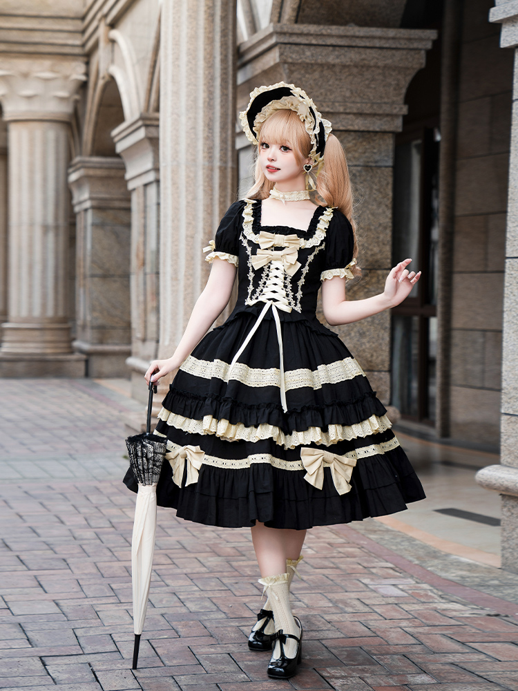 Japanische süße lolita op klei – Victorian Women'S Formal Wear Bewertung und Preis