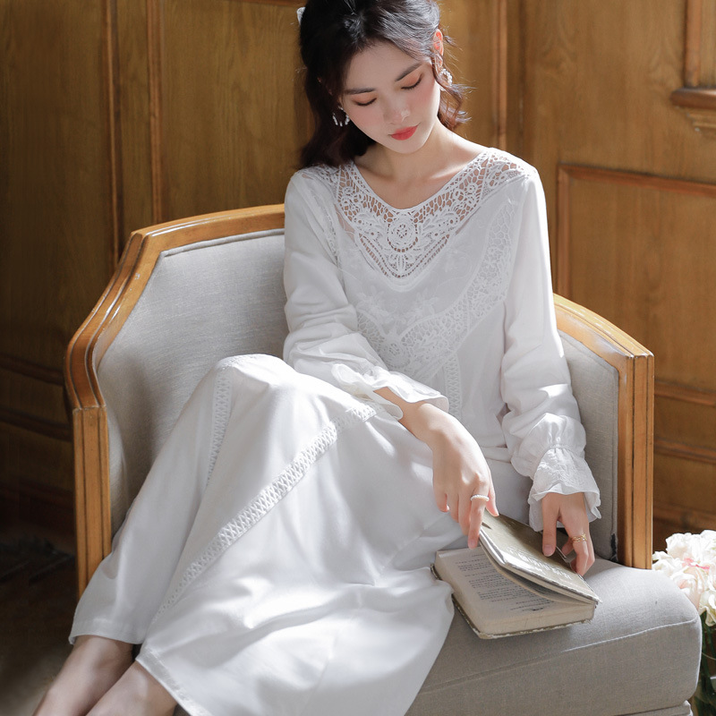 Romantisches Spitzen-Nachthemd – Victorian Women'S Formal Wear Bewertung und Preis