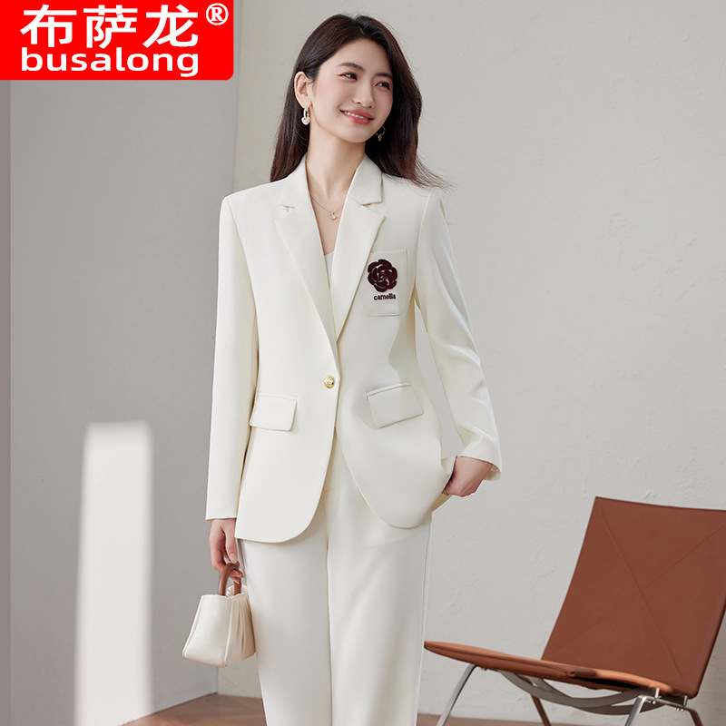 Offwhite Damenblazer im edlen, – Women Formal Wear White Shirt Bewertung und Preis