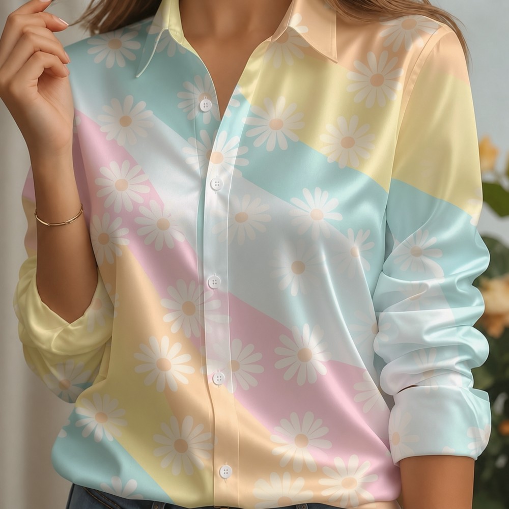Damen Satin-Hemdbluse mit Reve – Silk Blouse Button Bewertung und Preis