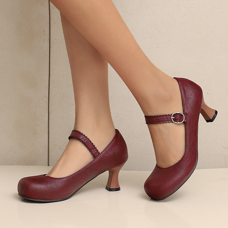 Damen Retro Mary Jane Pumps mi – Formal Women Daily Wear Shoes Bewertung und Preis