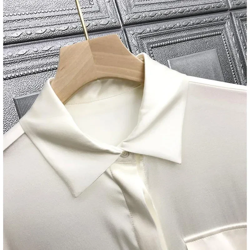 Pendler-Damenhemd, Anzugkragen – Silk Blouse Button Bewertung und Preis