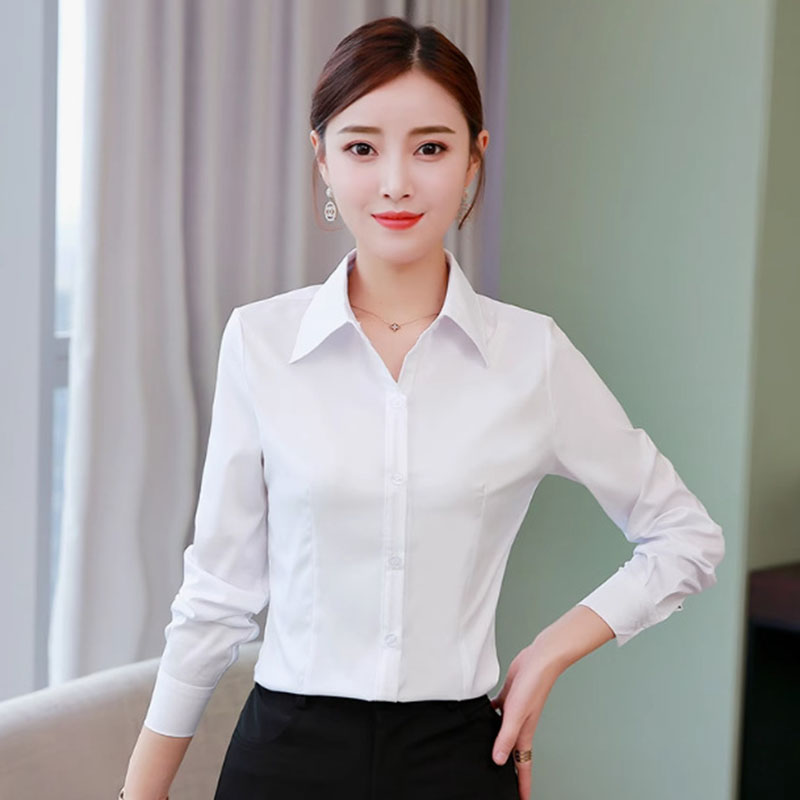 Weiße, schmal geschnittene, fo – Women Formal Wear White Shirt Bewertung und Preis