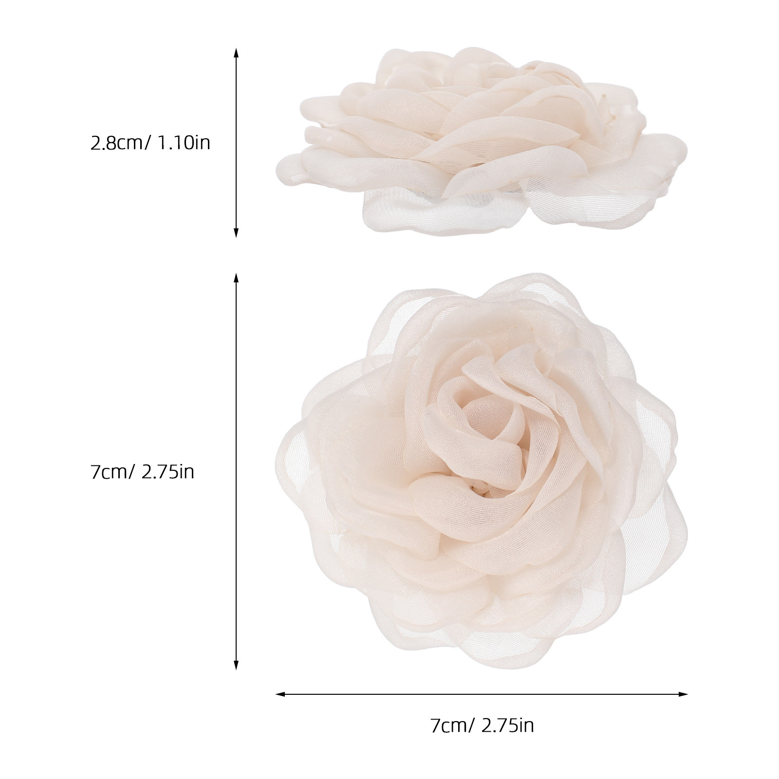1 Paar abnehmbare Spitzen-Rose – Formal Women Daily Wear Shoes Bewertung und Preis