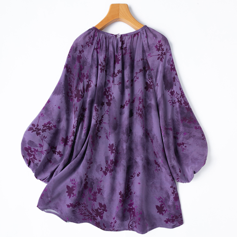 Damen-Seidenbluse, 100 % Maulb – Silk Blouse Button Bewertung und Preis