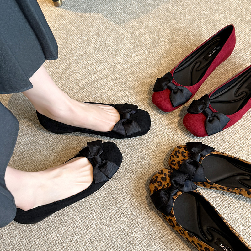 Mehrfarbige Wildleder-Ballerin – Formal Women Daily Wear Shoes Bewertung und Preis