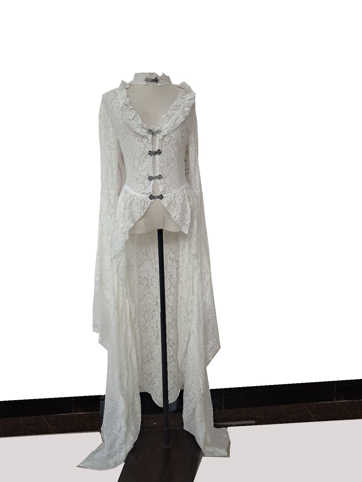 Gothic Frauen Weiß Vintage Sol – Victorian Women'S Formal Wear Bewertung und Preis
