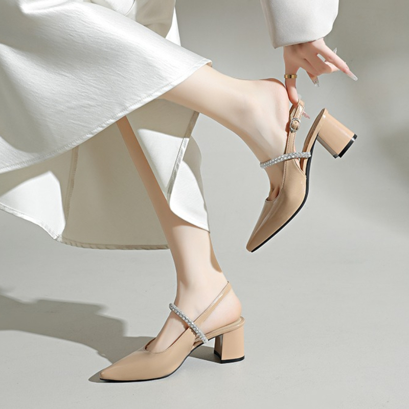 Damen Pumps mit eckiger Spitze – Formal Women Daily Wear Shoes Bewertung und Preis
