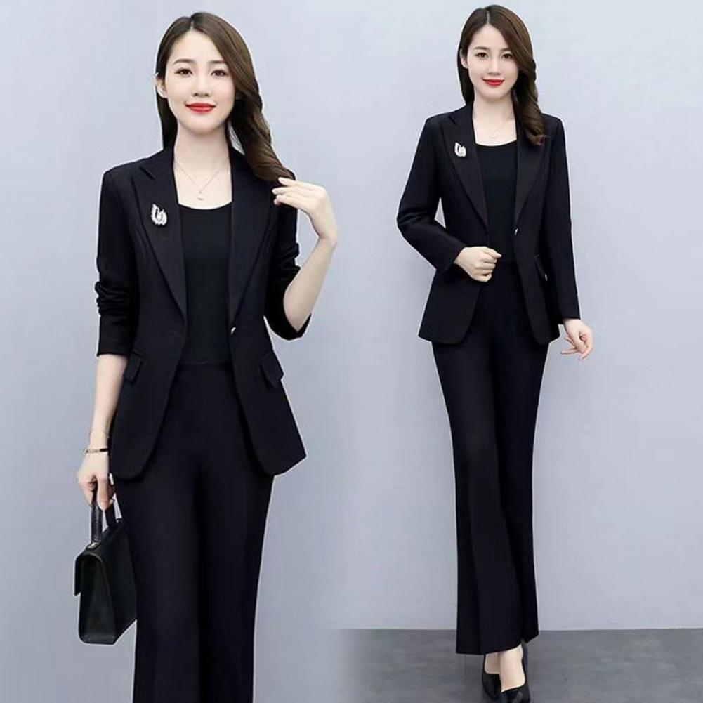 2-teiliges Damen-Anzug-Set mit – Women'S Office Formal Wear For Ladies Bewertung und Preis